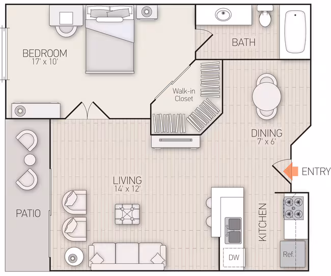 Unit 344 140 floor plan